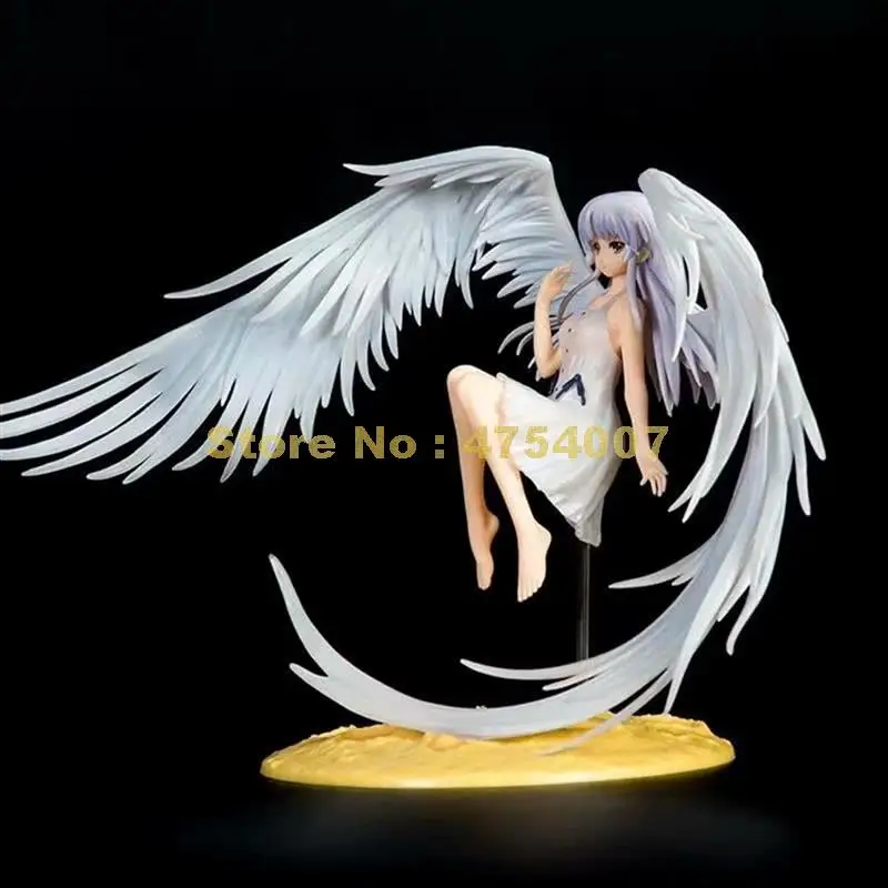 Ангельские биты! Ангел tachibana kanade с большими крыльями Коллекционная модель ПВХ