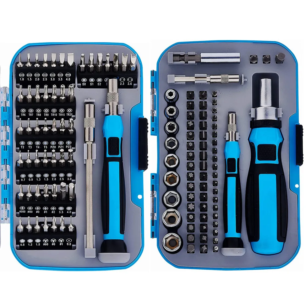 

Ratcheting Screwdriver Bits & Socket Set 68 Piece,Precision Screwdriver Bits Set 51 Piece,for Game Console and Phone, Laptop,