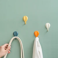 8pcslot balloon hook strong viscose wall mounted kitchen seamless hook no punching hook