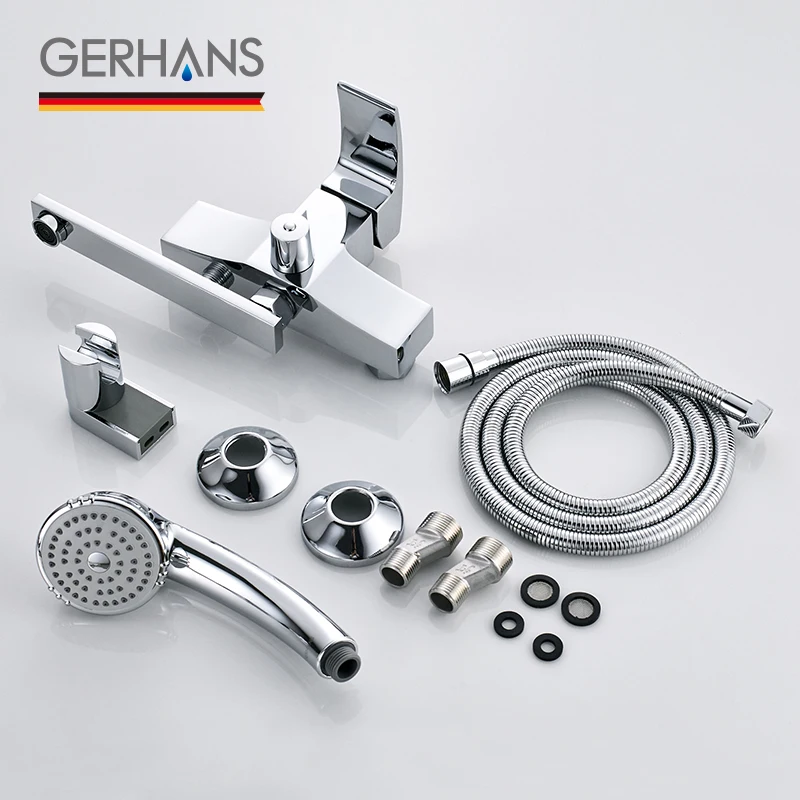 GERHANS Faucet K13014 Смеситель для ванны Цвет: Хром|Смесители ванны| |