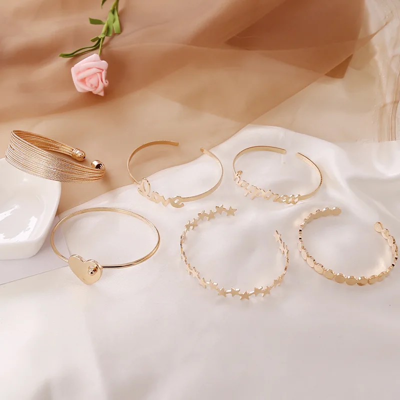 Счастье любовь сердце звезды новое поступление буквенные буквы браслеты на