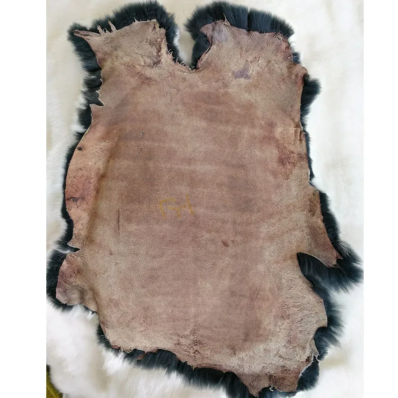 Натуральный натуральный мех кролика Рекс пушистый из кроличьей кожи украшение