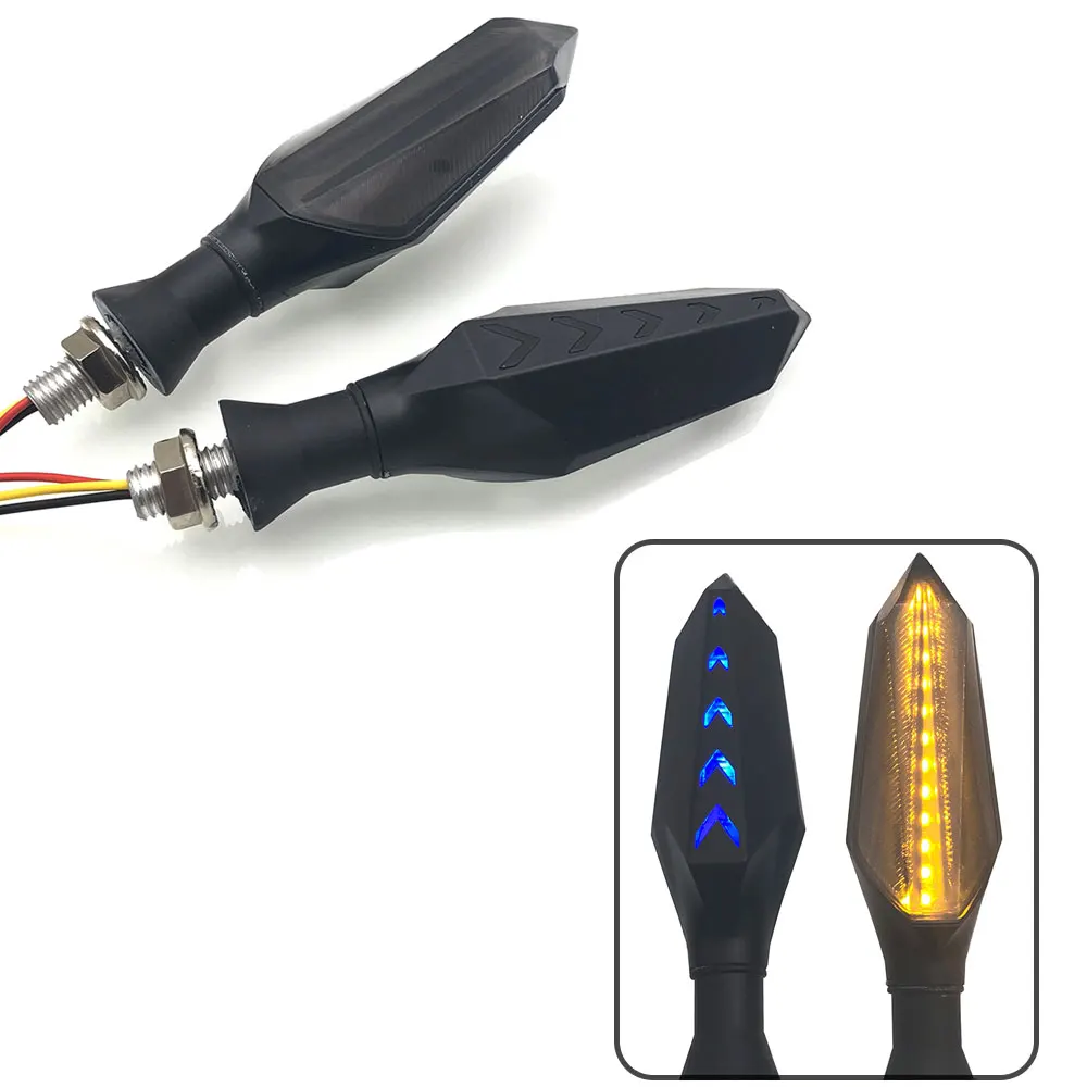 2 шт. мотоциклетный поворотник светильник s мотоцикл течёт вода мигающий