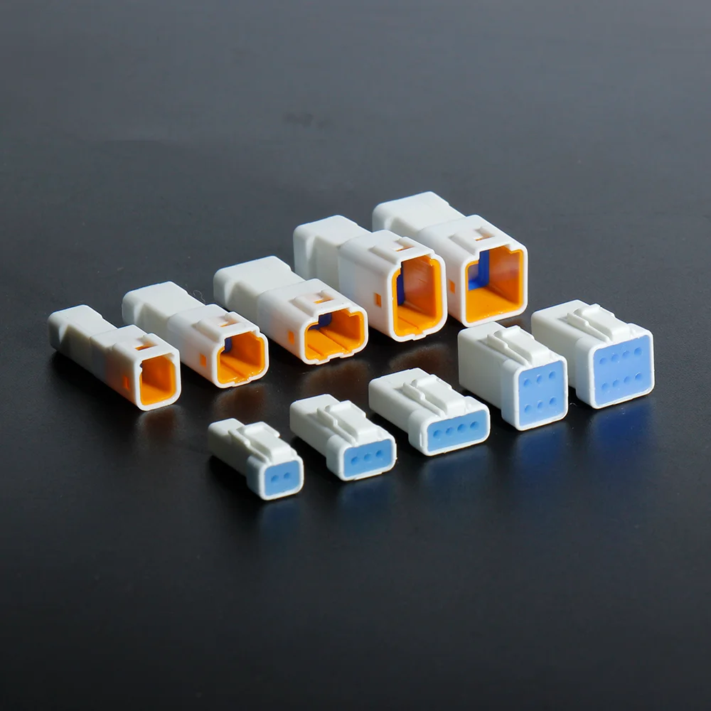 

3 Sets Mini Auto Connectors 2 3 4 6 8 Pin 0.7mm Waterproof Socket Male And Female Butt Plugs For Car Ship Household Appliances