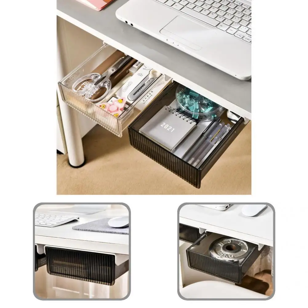 

Грязеотталкивающие удобные приборы для письма под столом ящик для хранения ABS под столом органайзер с хорошей нагрузкой для кухни