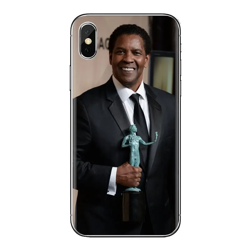 For Xiaomi Redmi 4 3 3S Pro Mi3 Mi4 Mi4i Mi4C Mi5 Mi5S Mi Max Note 2 Transparent Soft Cases Covers Denzel Washington |