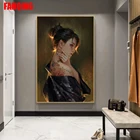 Алмазная живопись, элегантная женская круглая квадратная вышивка, стразы с кристаллами, Женская Вышивка