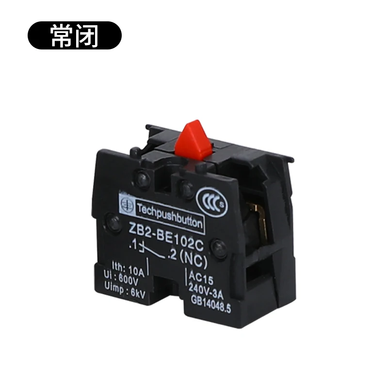 10 шт. Xb2 кнопочный переключатель Zb2be102c (nc) контактный блок Zb2 be101c (no)|Выключатели| |