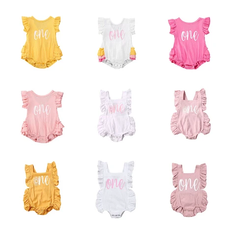 

Pudcoco Детские Летняя одежда для малыша младенца новорожденного для детей с морским узором для мальчиков и девочек с буквенным принтом, с рюша...