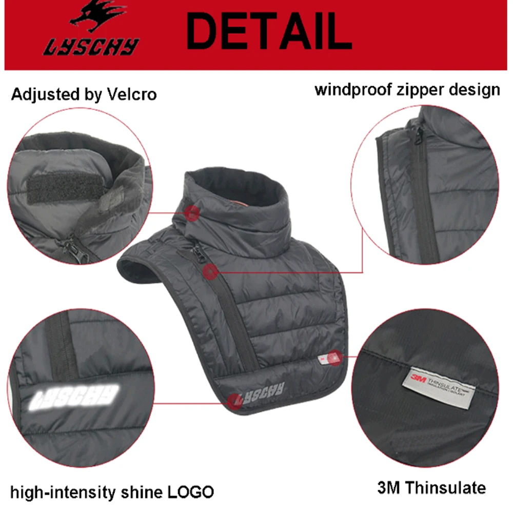 Зимний теплый утепленный шейный шарф для мотоциклистов мужчин и женщин уличный