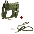 Тактическая собака Molle Жилет Жгут K9 сервис жилет Регулируемый Открытый тренировочный костюм камуфляж жгут