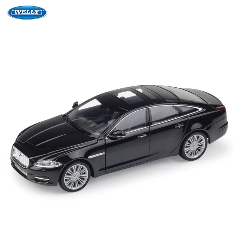 Модель автомобиля WELLY Jaguar 2010 JAGUAR XJ имитация спортивного из сплава поделки