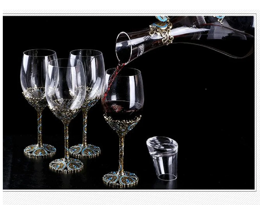 стаканы бокалы для вина Бокал es высокого класса винтажный Хрустальный красный