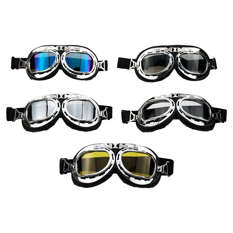 Универсальные мотоциклетные очки винтажные классические пилота в стиле