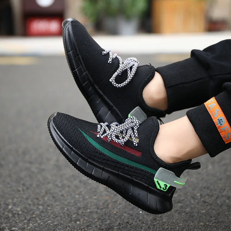 Детская обувь Сетчатые кроссовки Дышащие для бега Детские спортивные на