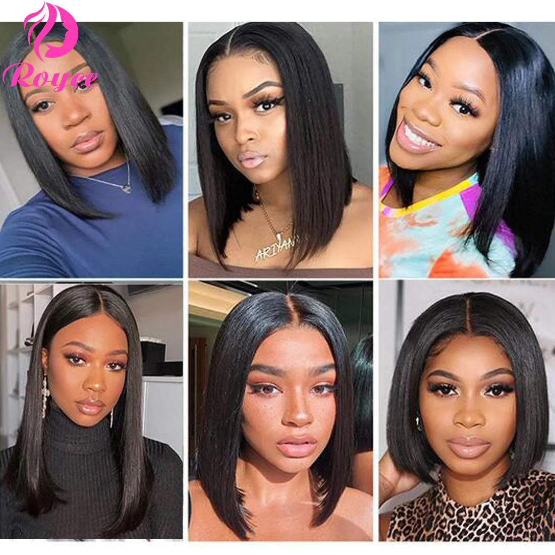 

Short Bob Wig 13x4 Lace Front Human Hair Wigs For Women Straight Bob Lace Frontal Wig Brazilian 4x4 Lace Closure Wig Pre Plucked