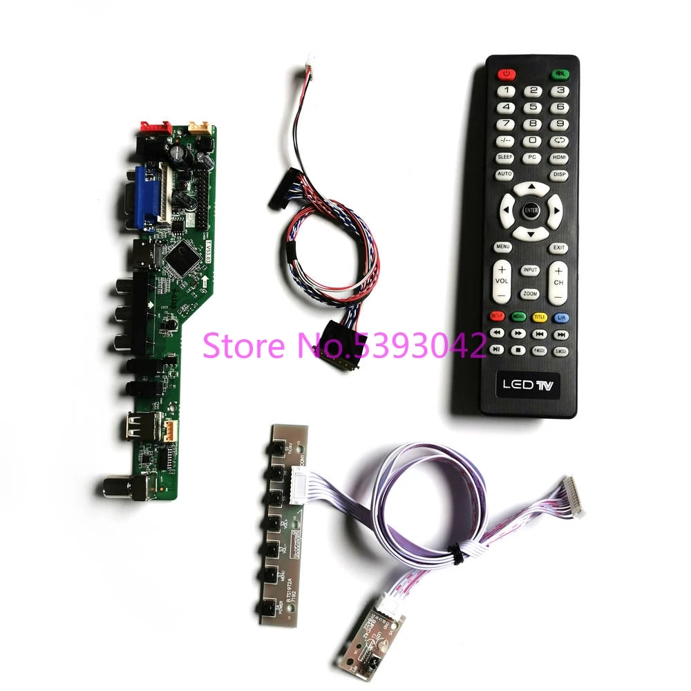 Комплект подходит N140BGE-LA2/LA3/LB2/LB3/Лаа/L24/L41/L42/L43 40Pin VGA + USB пульт дистанционного