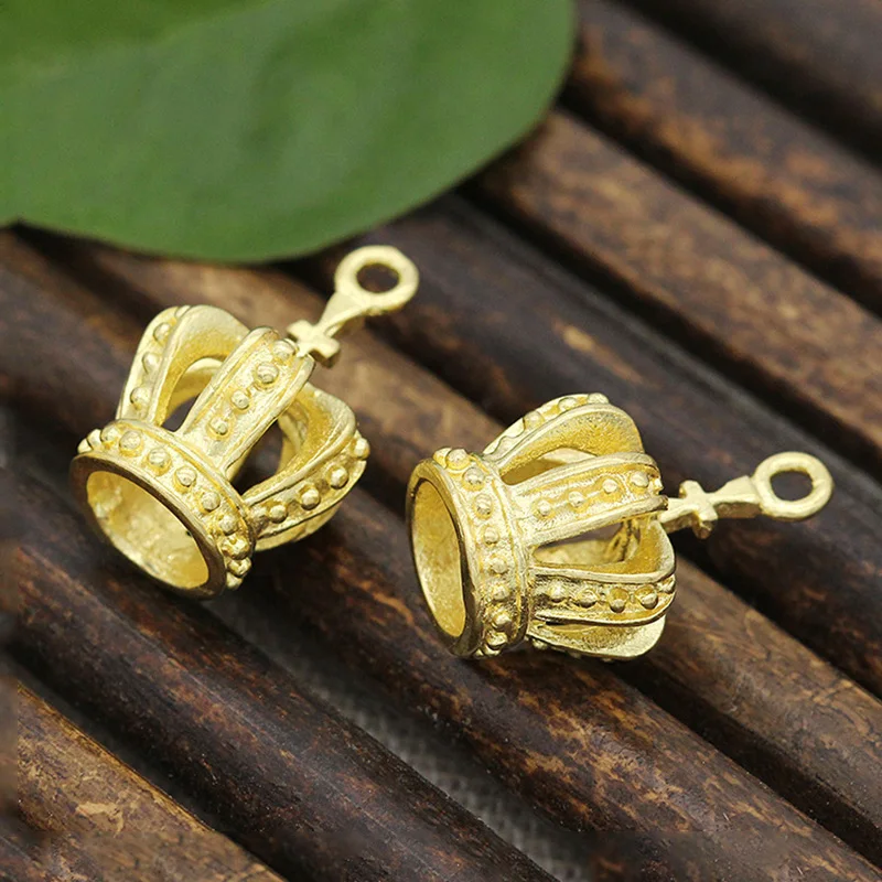 10 шт./лот 20x13 мм Ретро стиль цинковый сплав выдалбливают корона Подвески подходят