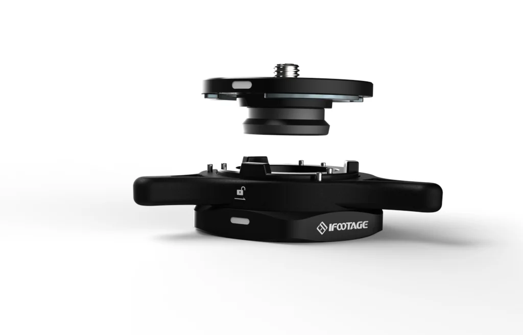 Ifootage SEASTARS Q1 быстросъемная пластина Базовая зажим штатив винтовое крепление