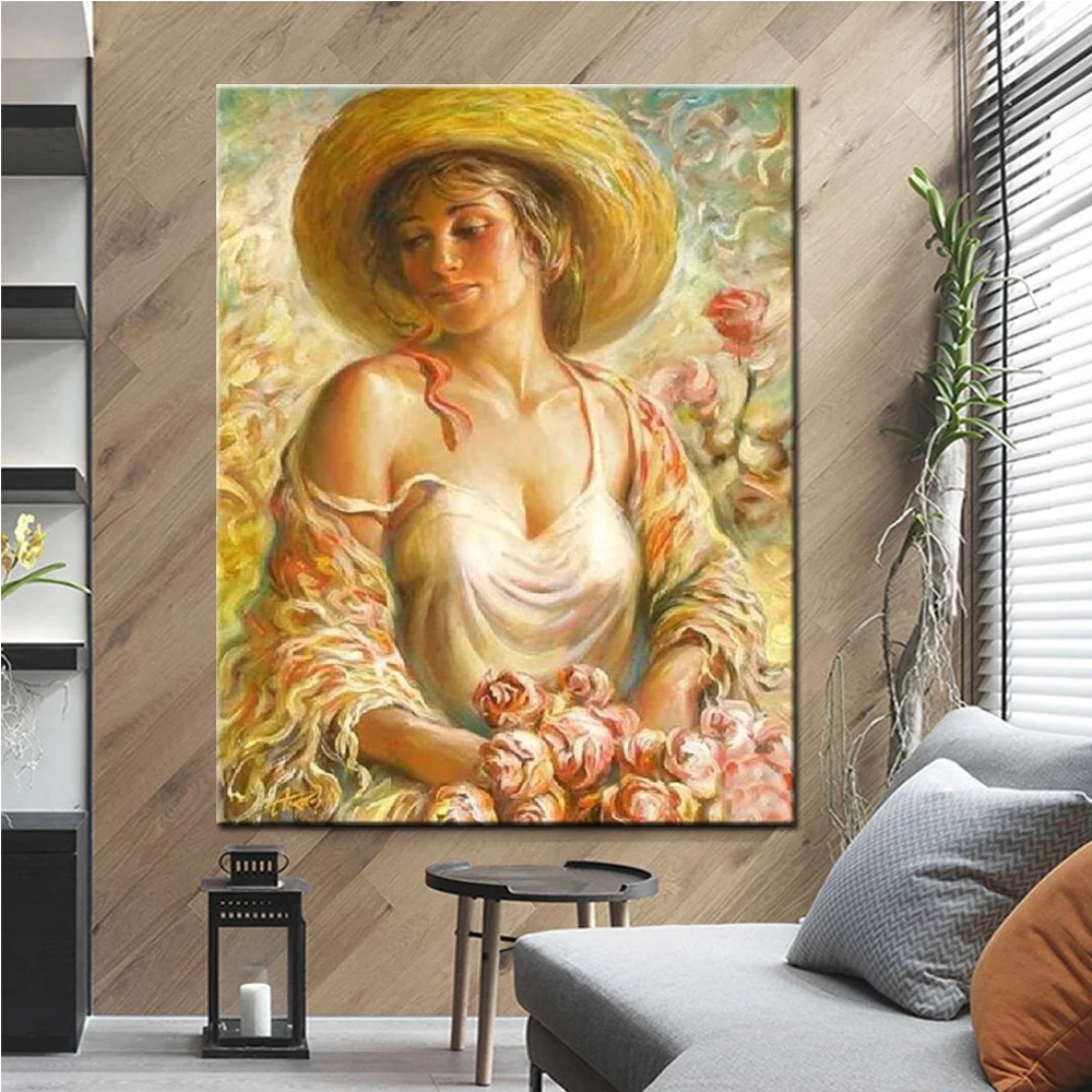 

5D DIY Diamond Painting abstract portrait Diamond Embroidery Full Drill Square Room Home Decor art Mosaic Sexy woman flower