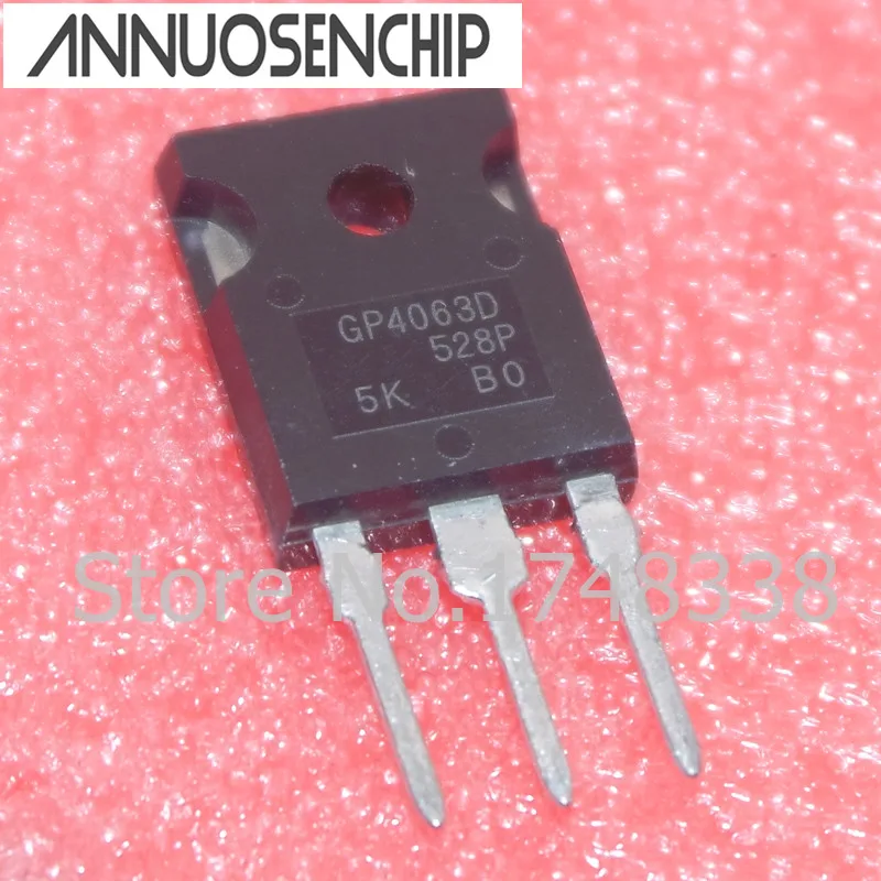 

10pcs/lpt IRGP4063D IRGP4063DPBF GP4063D IRGP4063 IGBT 600V 96A 330W TO-247 Best quality.