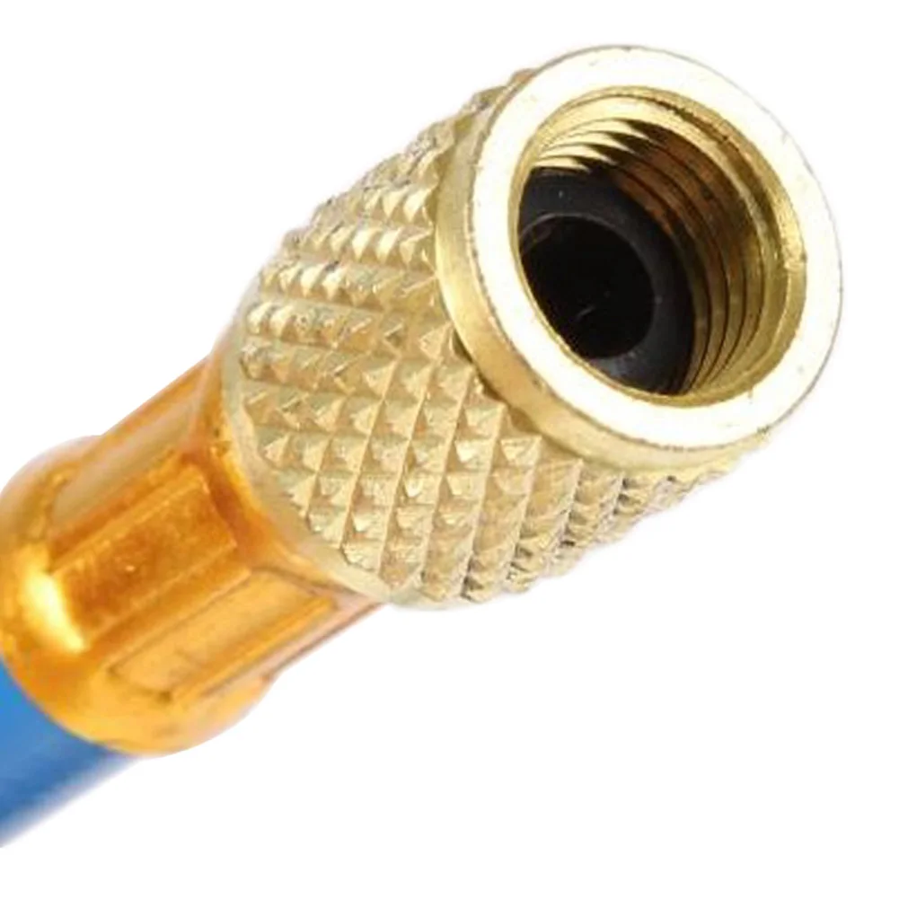 

R134A Car AC Air Conditioning Refrigerant Recharge Hose W/ Pressure Gauge Measuring Kit Copper Auto Car Accessories