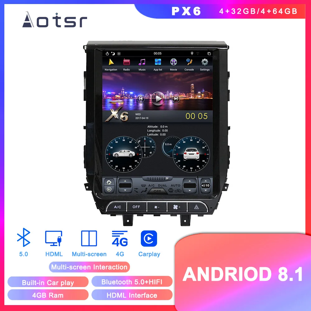Tesla style Android 8 1 gps навигация dvd плеер для TOYOTA Land Cruiser LC200 2016 2018 автомобильное радио