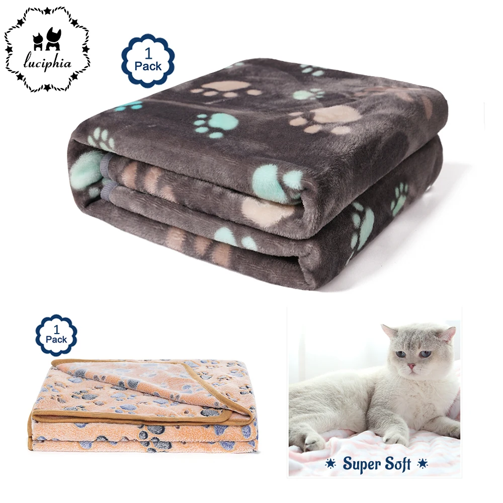 Одеяло для домашних животных кровать коврики супер мягкий пушистый Премиум флис