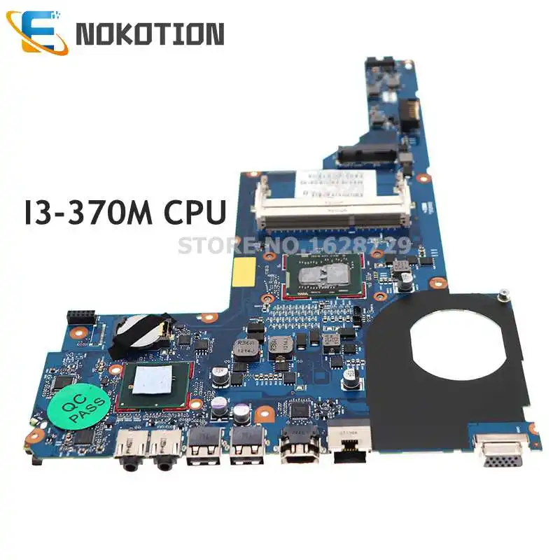 

NOKOTION 653087-001 аккумулятор большой емкости 6050A2450801 материнская плата для ноутбука HP Pavilion G6 G6-1000 основная плата I3-370M Процессор DDR3