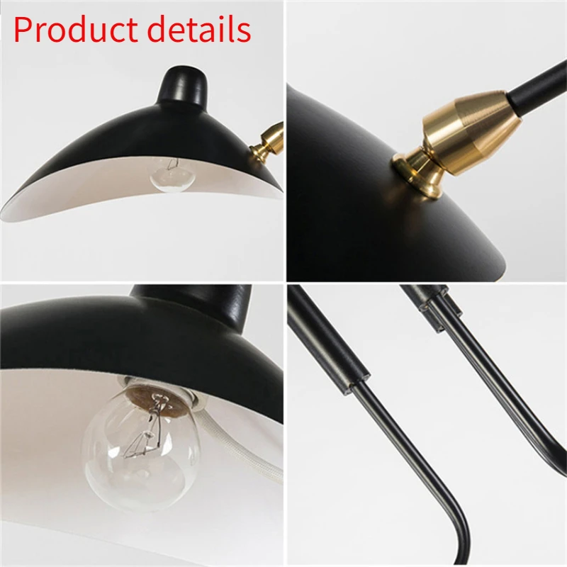 Скандинавская ретро Люстра В индустриальном стиле железная лампа с 6 головками