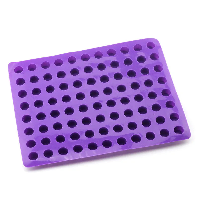 

88 Cavities Dia 2cm Mini Round Cylindrical Cheesecakes Molds Baking Silicone Mold for Chocolate Truffle Jelly and Candy Ice Mold