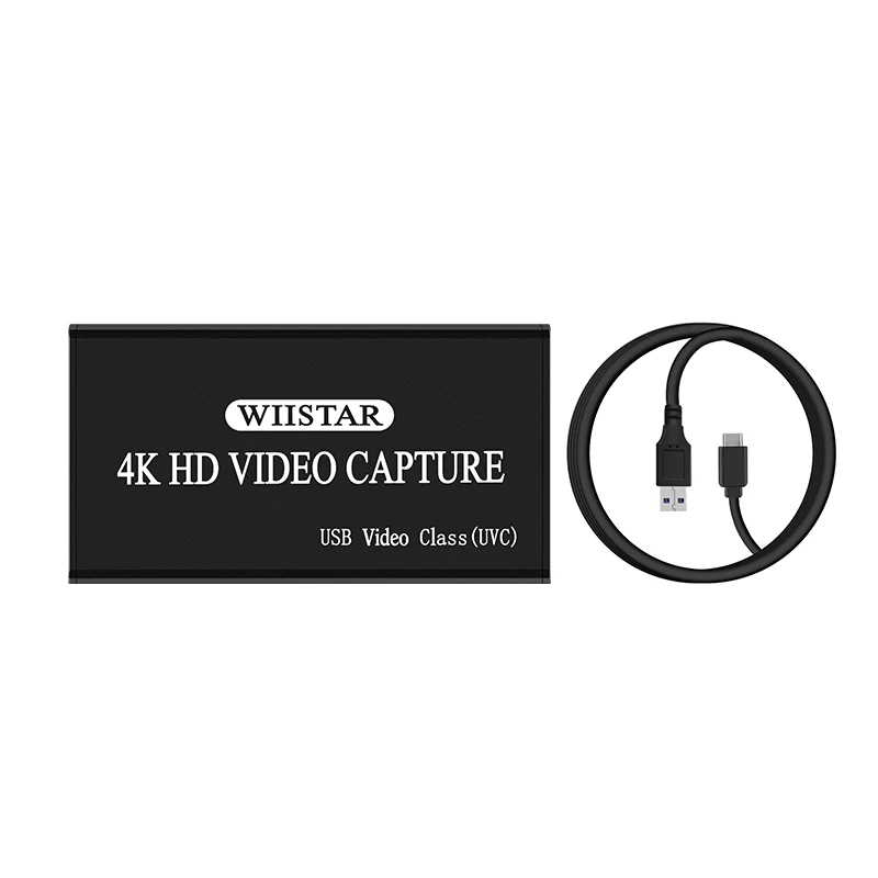 Карта видеозахвата с USB HDMI на Type C 4k 1080P HD для ТВ ПК PS4 игр прямых трансляций Windows Linux