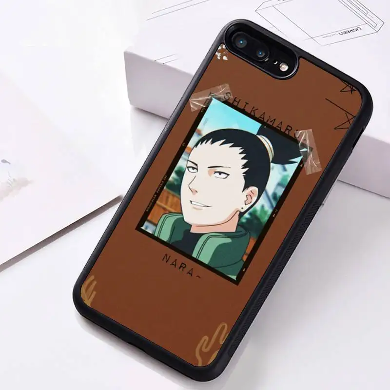 

Naruto shippuden shikamaru Phone Case Rubber for iPhone 11 pro XS MAX 8 7 6 6S Plus X 5S SE 2020 XR case
