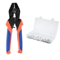 icrimp cwr1522 150pcs aluminum sleeves mini crimping plier kit wire rope tool set for cable railing crimper tool cutting plier