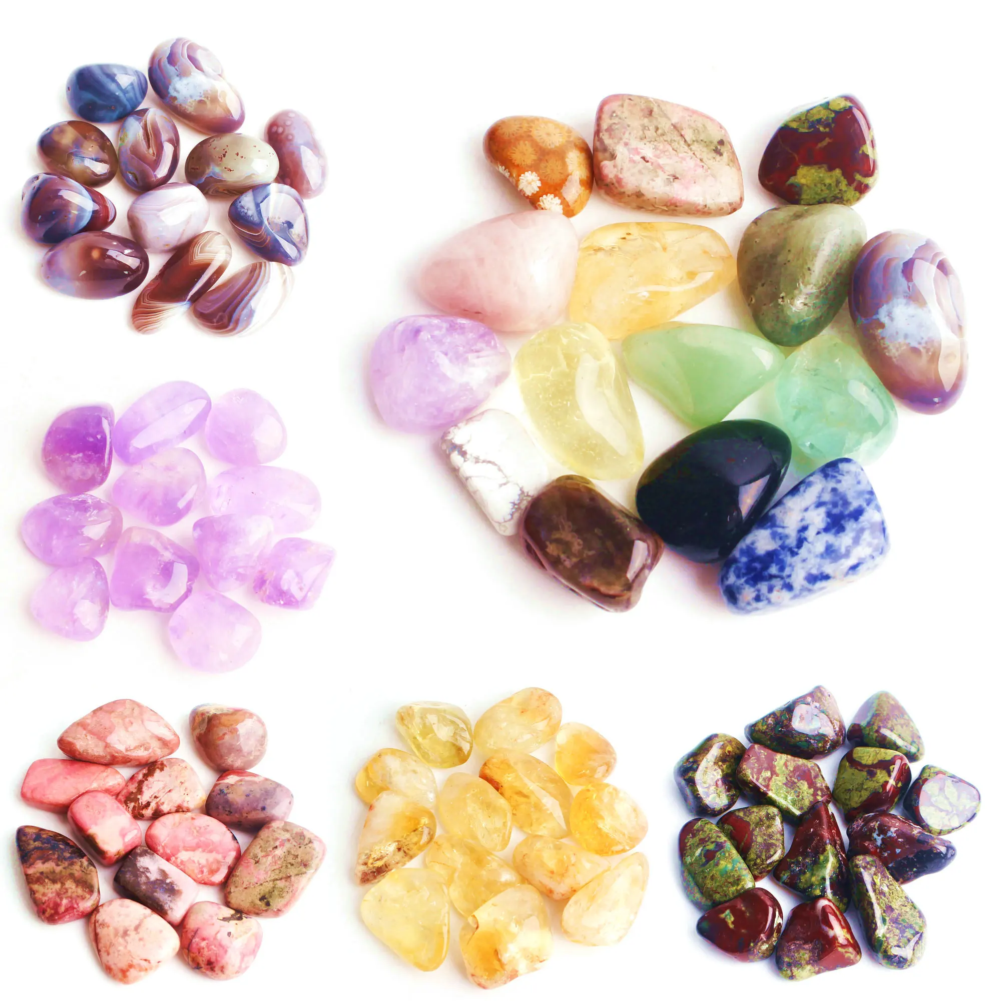 100/200g Красочные из натуральной кожи с украшением в виде кристаллов упал камень