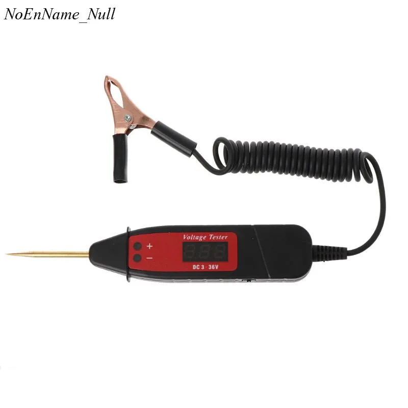 1 65 m пружинный Автомобильный цифровой ЖК тестер напряжения электрический