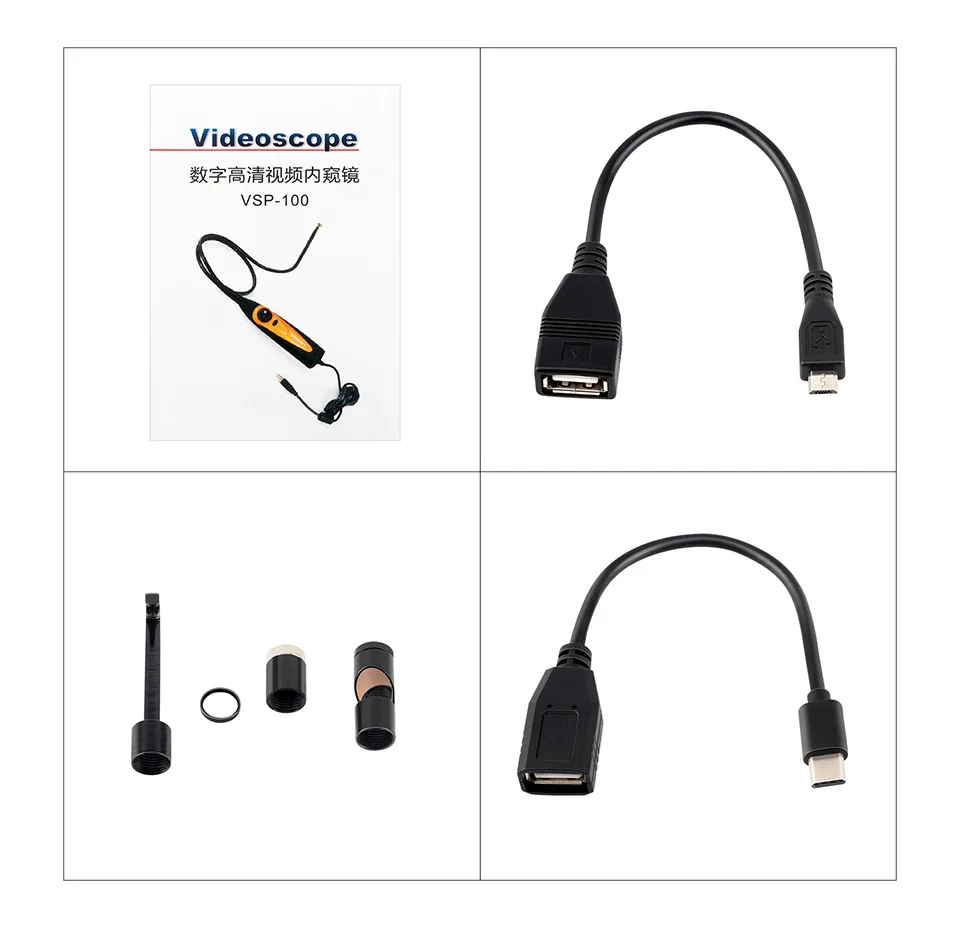 Launch VSP-100 VSP-600 Inspection Camera Videoscope/Borescope with 7 mm USB For Viewing&ampCapturing Video&ampImages of Hard-to-reach |