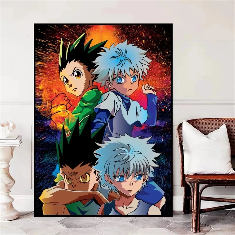 

Hd Prints Japanese Anime Painting Hunter X Hunter Modular Pictures Canvas Wall Art Home Decor Modern Bedside Background Poster