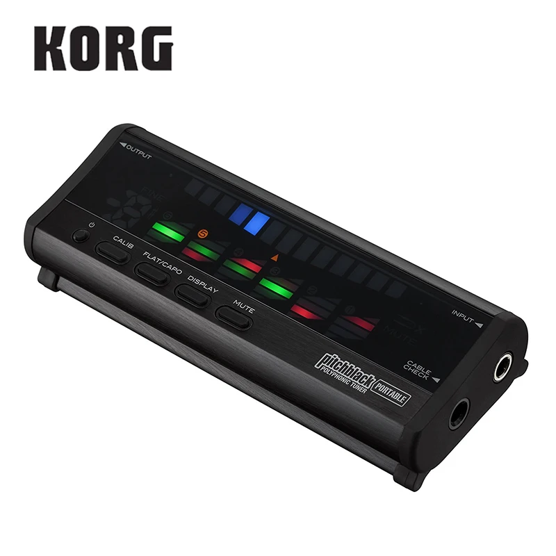 Korg Pitchblack PB-04 поли портативный тюнер Профессиональный на сцене | Спорт и