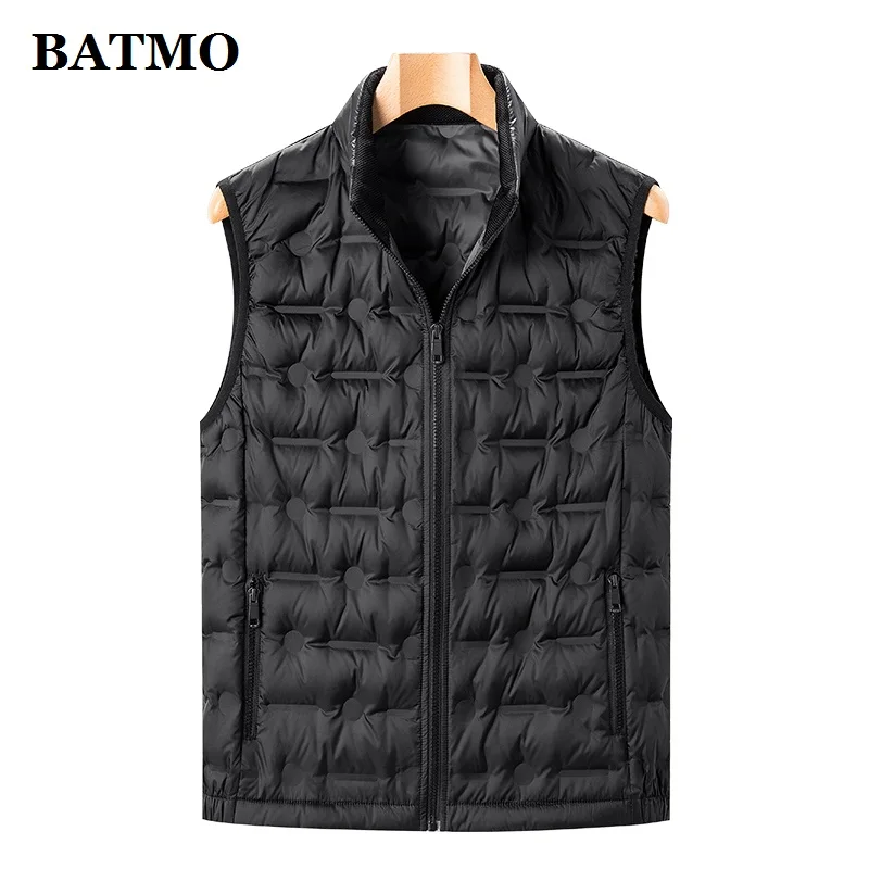 

BATMO 2021 Новое поступление высокое качество 90% белый утиный пух куртки для мужчин, мужской жилет 18080385