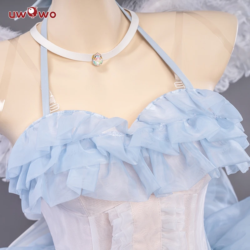 Костюм для косплея Rem Re:Zero Start Life in other World прозрачный и нарядный милый ангел