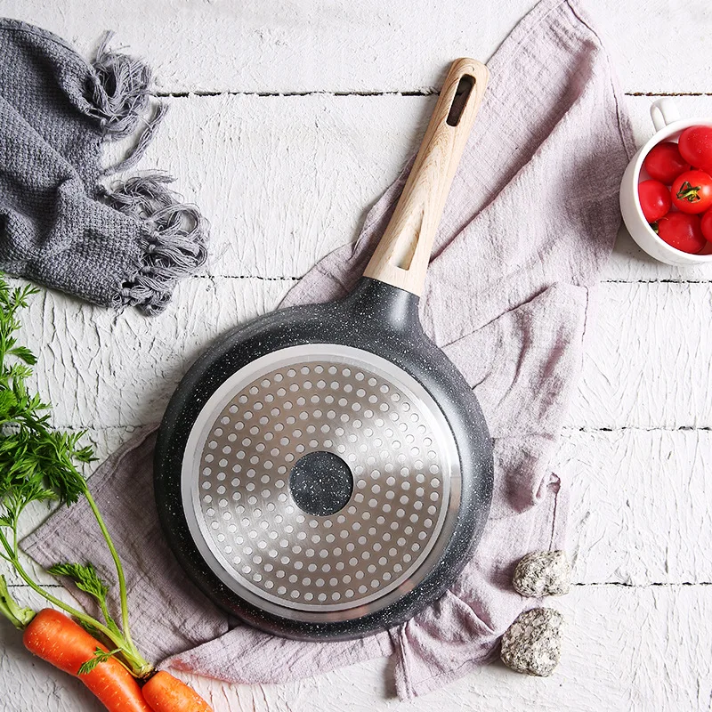 Сковорода с антипригарным покрытием сковорода для стейка бытовая яиц блинов