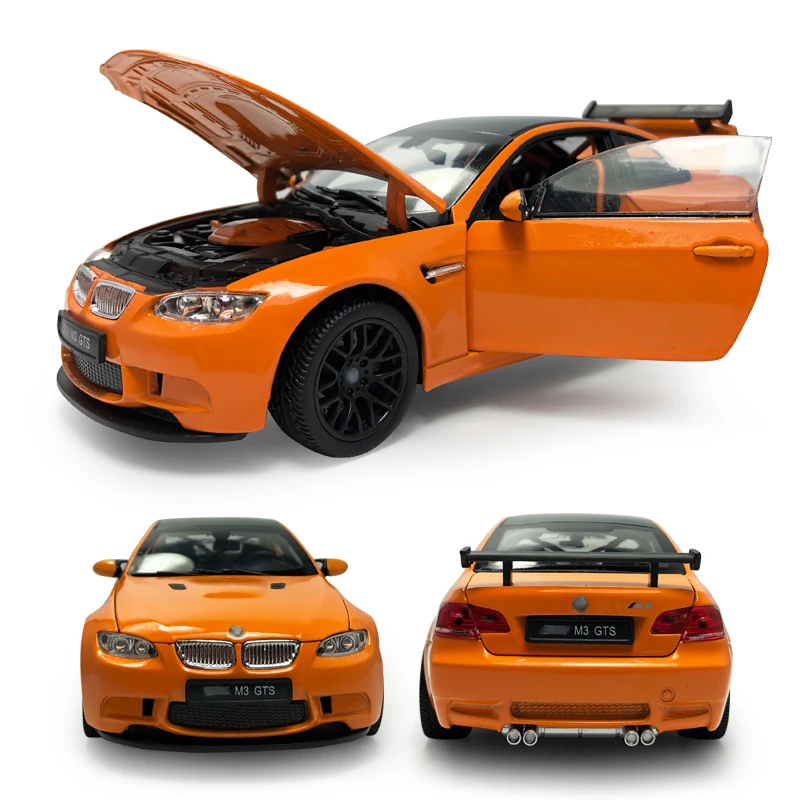 Моделирование HOMMAT 1:24 M3 GTS Спортивная модель автомобиля игрушка апельсин сплав