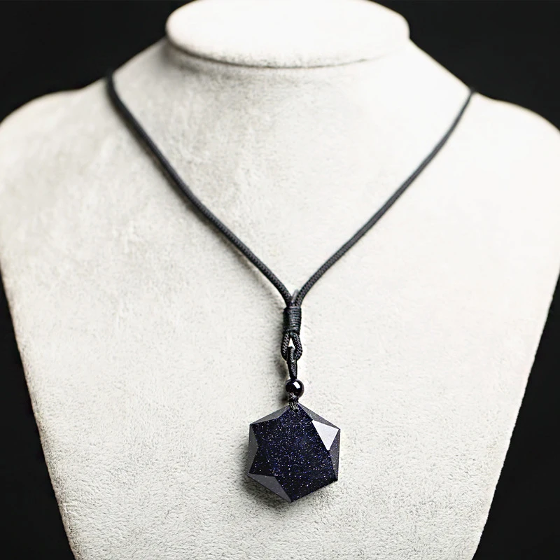 Jingzeyi горячая Распродажа подлинные подвески из голубого песочного камня подвеска