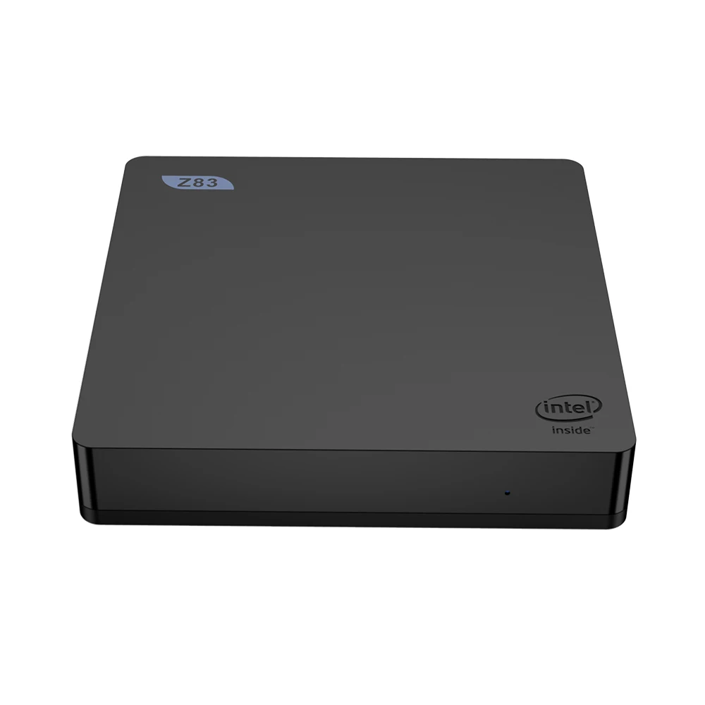 Мини-ПК Z83 с Windows 10 четырехъядерный процессор Intel Atom Z8350 4 ГБ/64 ГБ HDMI VGA двойной Wi-Fi 1000M
