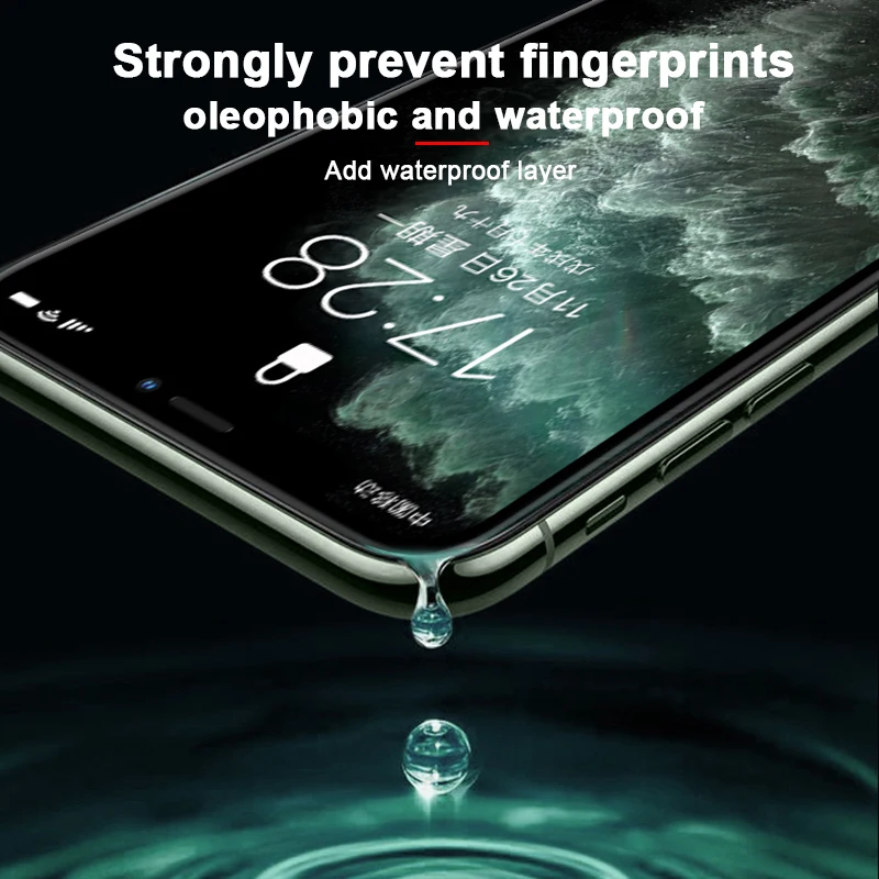 3 штуки, закаленное стекло для iPhone 11 Pro XS Max X XR, Защитное стекло для экрана iPhone 7 8 6 6s Plus 5 5S, защитное стекло