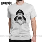 Мужская футболка Aleister Meowly Crowley, волшебный Соломон Magick Wicca, демон, языческий зло, топы из чистого хлопка, футболка с коротким рукавом, летняя футболка