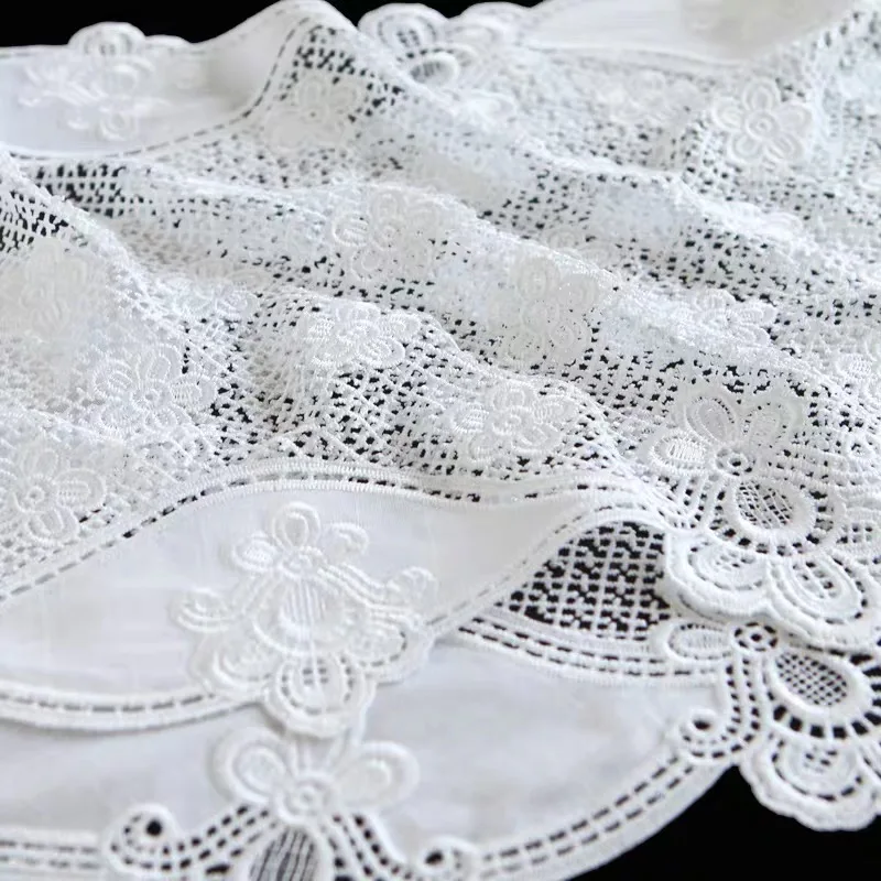 2021 белые кружевные салфетки для обеденного стола подставки подставкой под