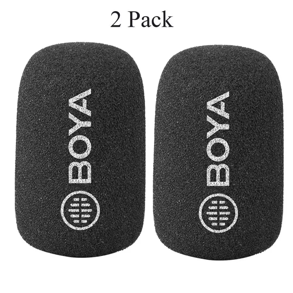 2 WIND FOAMS BOYA BY-DM100 микрофон для Android цифровой конденсаторный стерео микрофон превосходный звук usb type-C устройства записи - Цвет: 2 WIND FOAMS