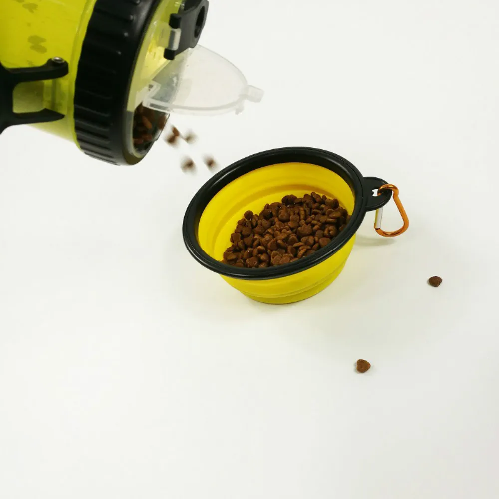 Складная бутылка для воды собак Boowl набор резиновый котенок щенок питатель